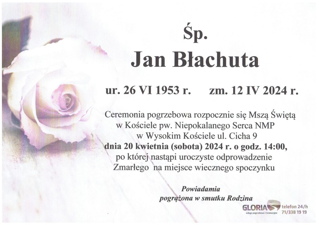 Klepsydra dr Jan Błachuta