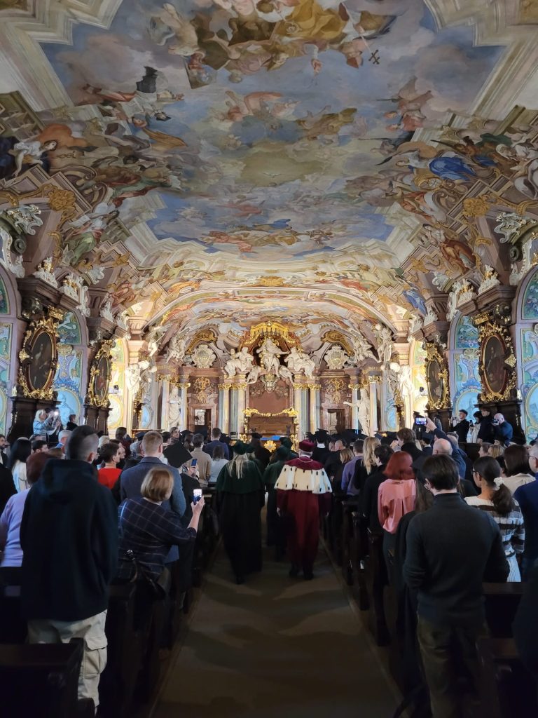 rozdanie dyplomów w Auli Leopoldina