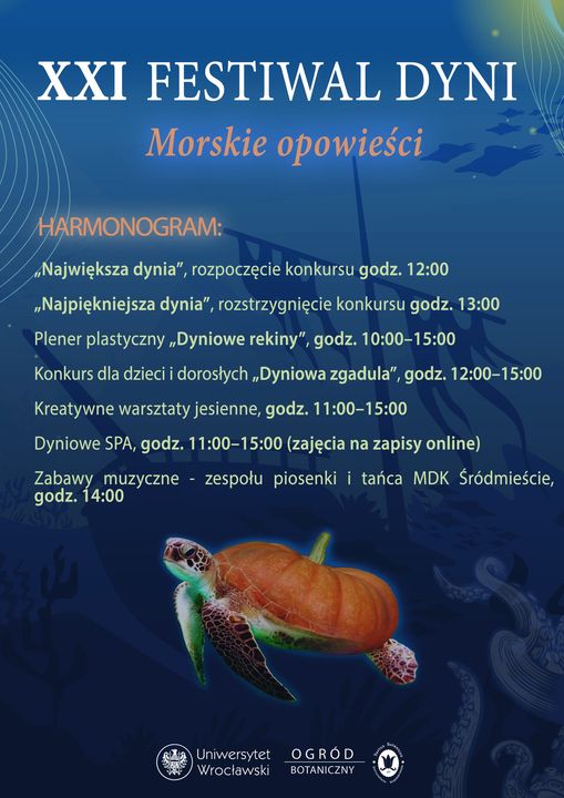 harmonogram festiwalu dyni