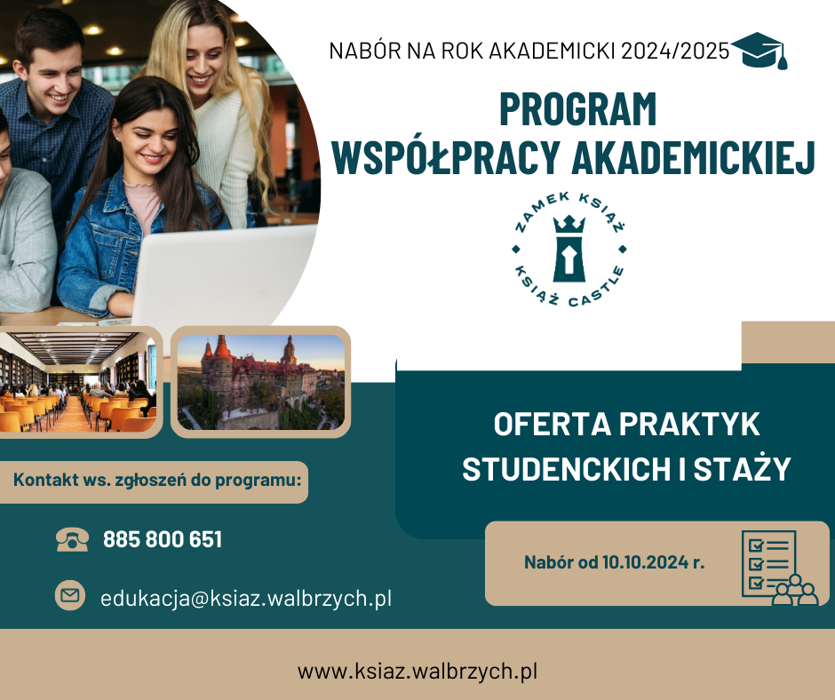 program współpracy akademickiej Zamek Książ